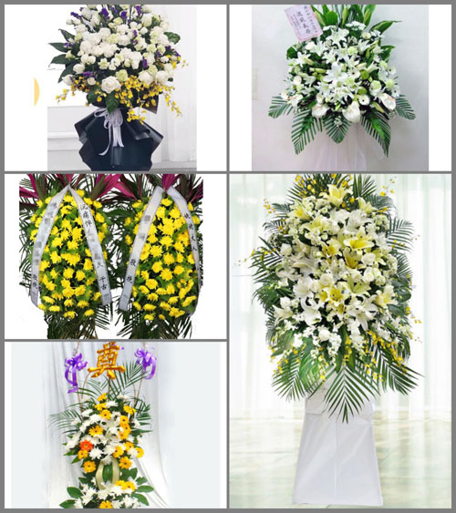黑龙江齐齐哈尔白事花篮预定